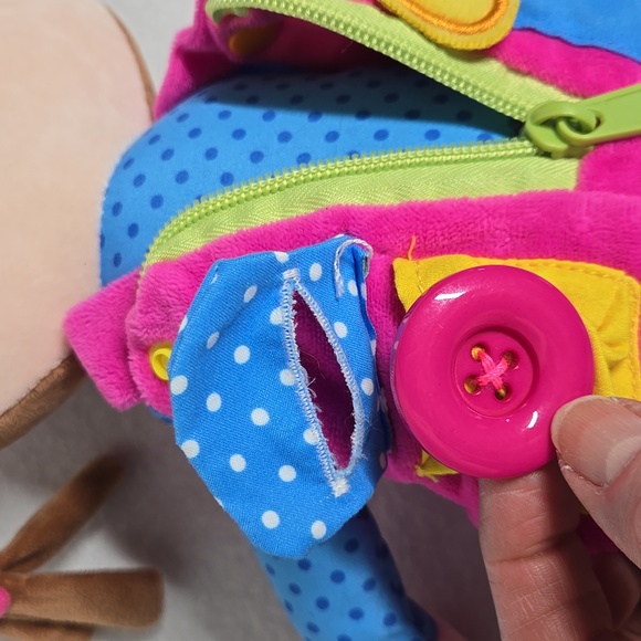 June Garden Plush Doll Learn To Dress 15" Toy Soft Excellent Condition - Picture 5 of 14